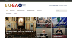 Desktop Screenshot of eucanet.org